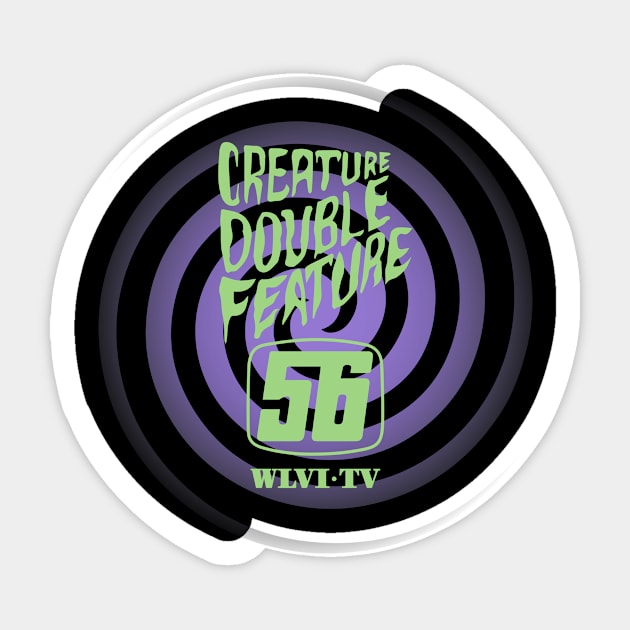 Creature Double Feature Sticker by JMADISON